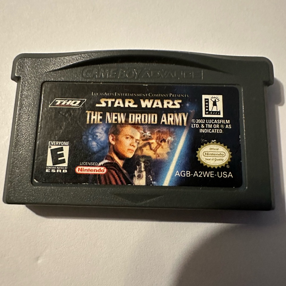 GameBoy Advance Star Wars: The New Droid Army Game Cartridge